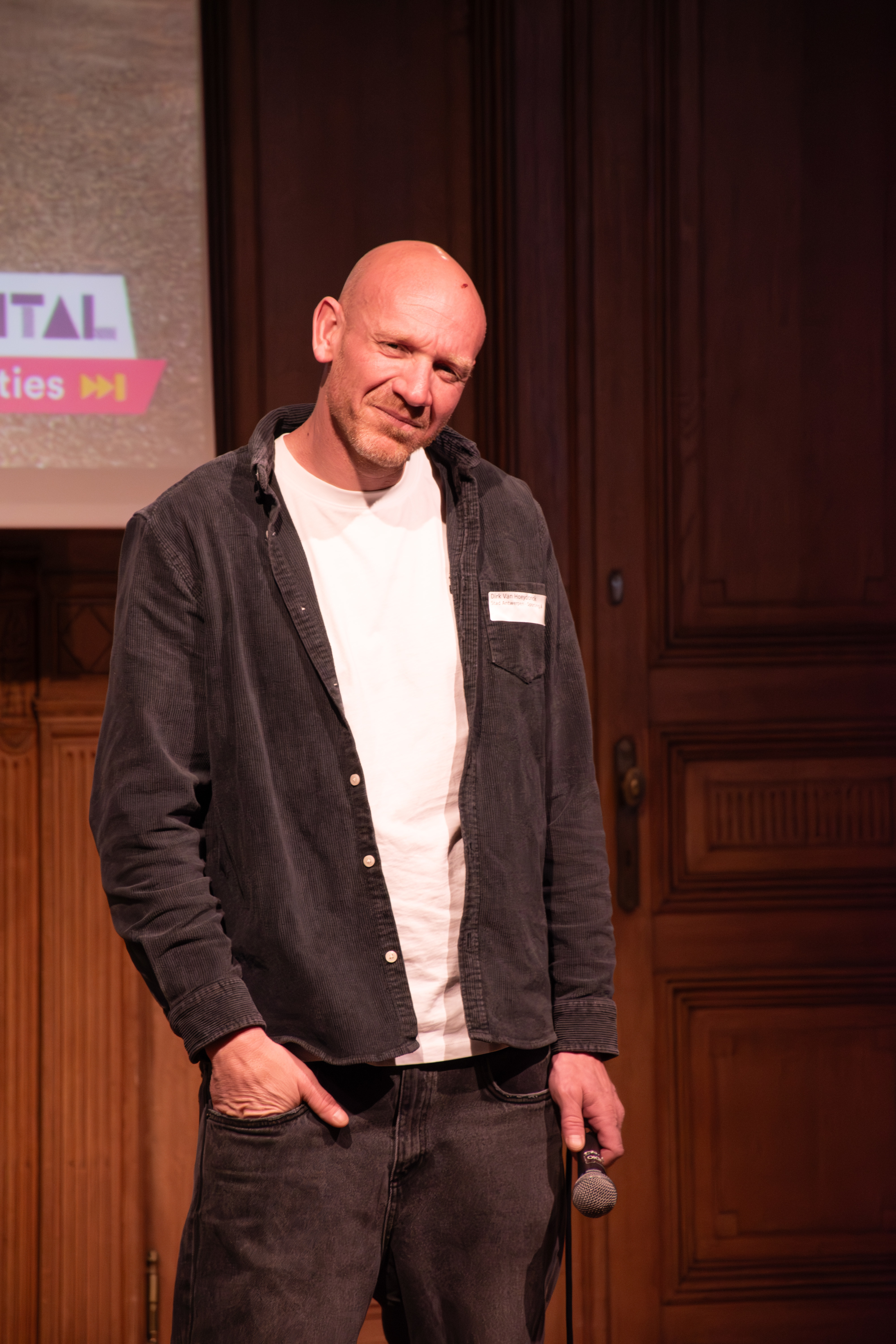 Dirk tijdens de workshop van Brave Move